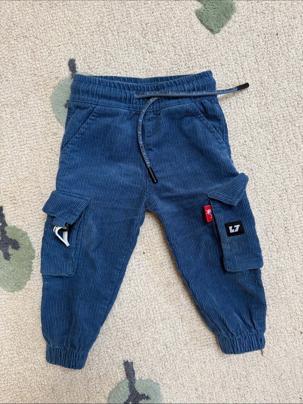 12-18 month Little Trouble Courderoy Joggers
